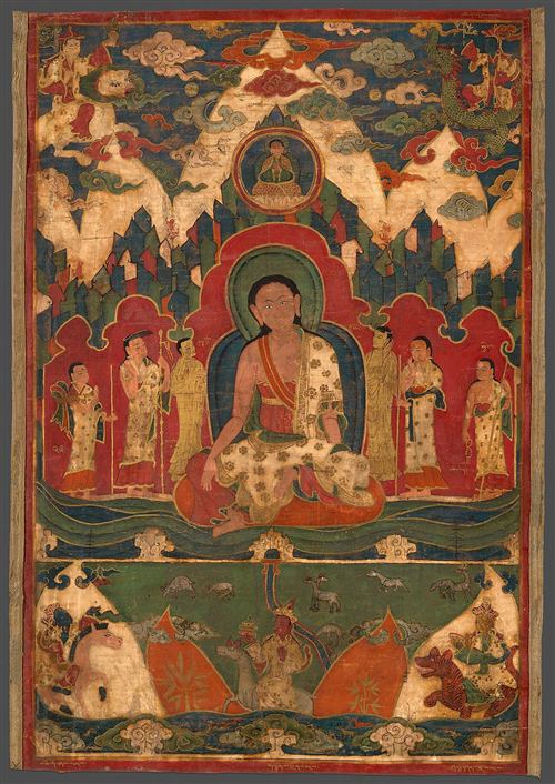Milarepa on Mount Kailash by Unknown artist