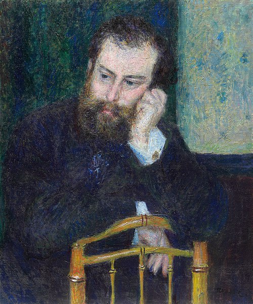 Alfred Sisley by Pierre-Auguste Renoir