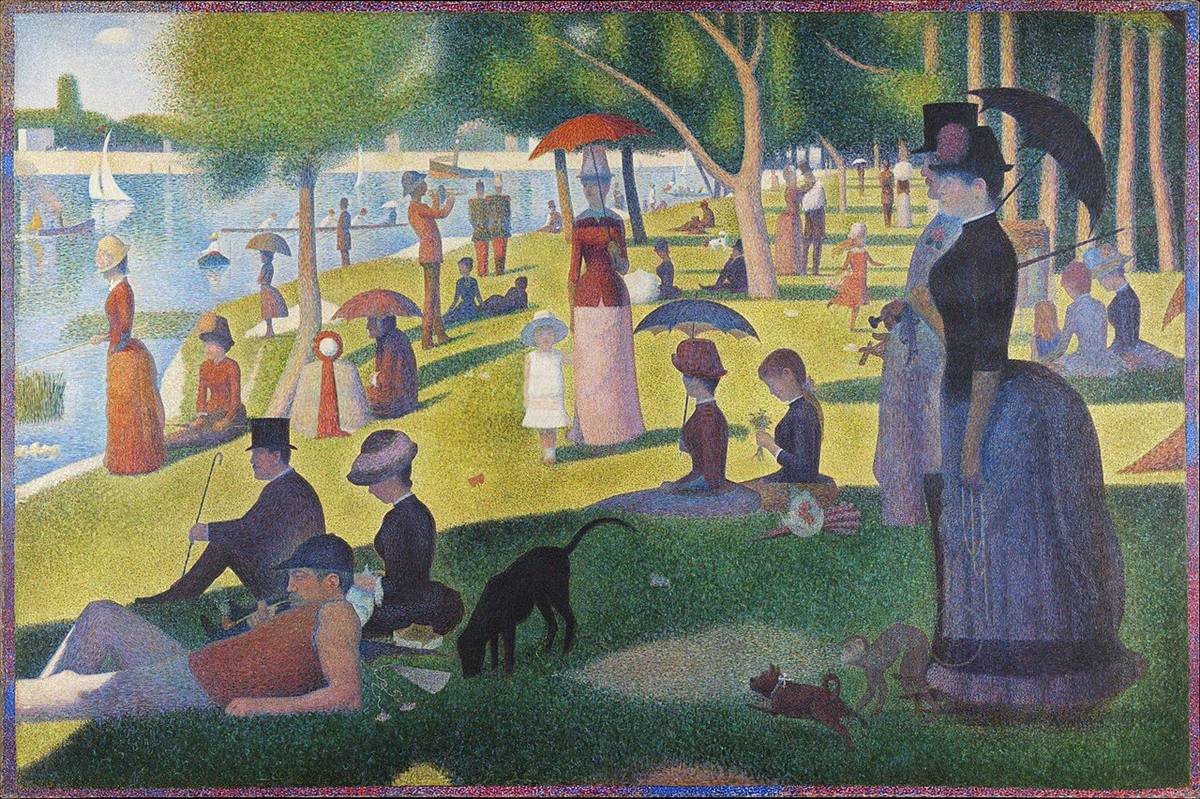 A Sunday on La Grande Jatte — 1884 by Georges Seurat