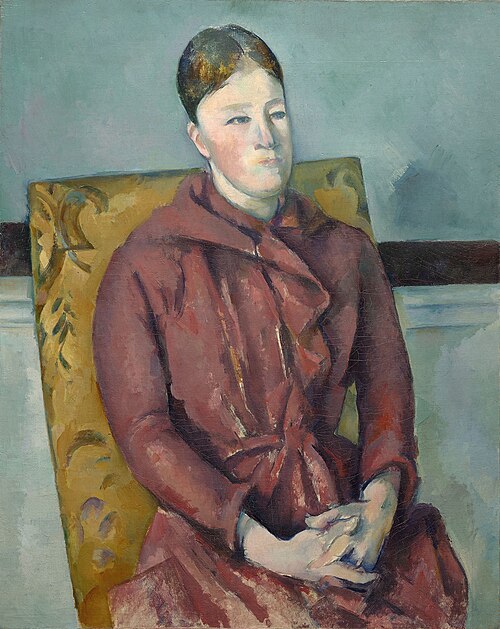 Madame Cezanne in a Yellow Chair by Paul Cezanne