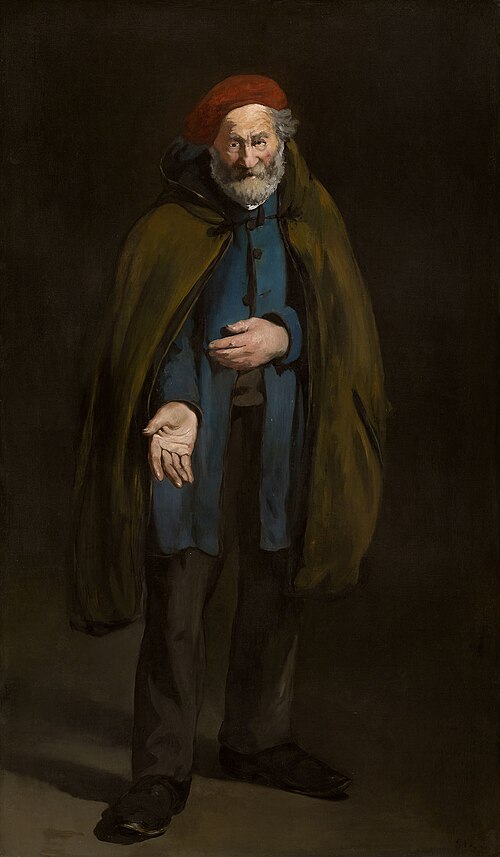 Beggar with a Duffle Coat (Philosopher) by Édouard Manet
