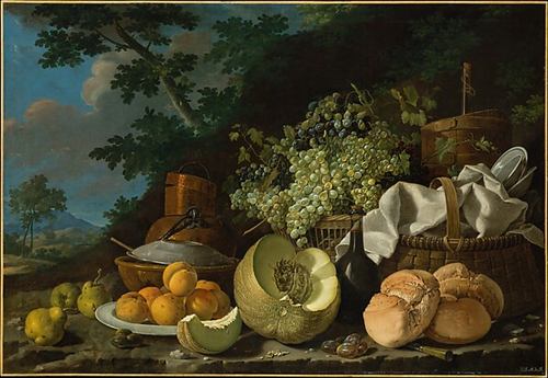 The Afternoon Meal (La Merienda) by Luis Meléndez