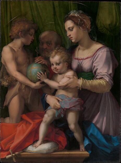 The Holy Family with the Young Saint John the Baptist by Andrea del Sarto (Andrea d'Agnolo)