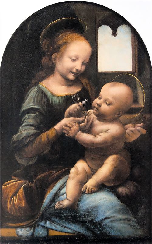 Benois Madonna by Leonardo da Vinci