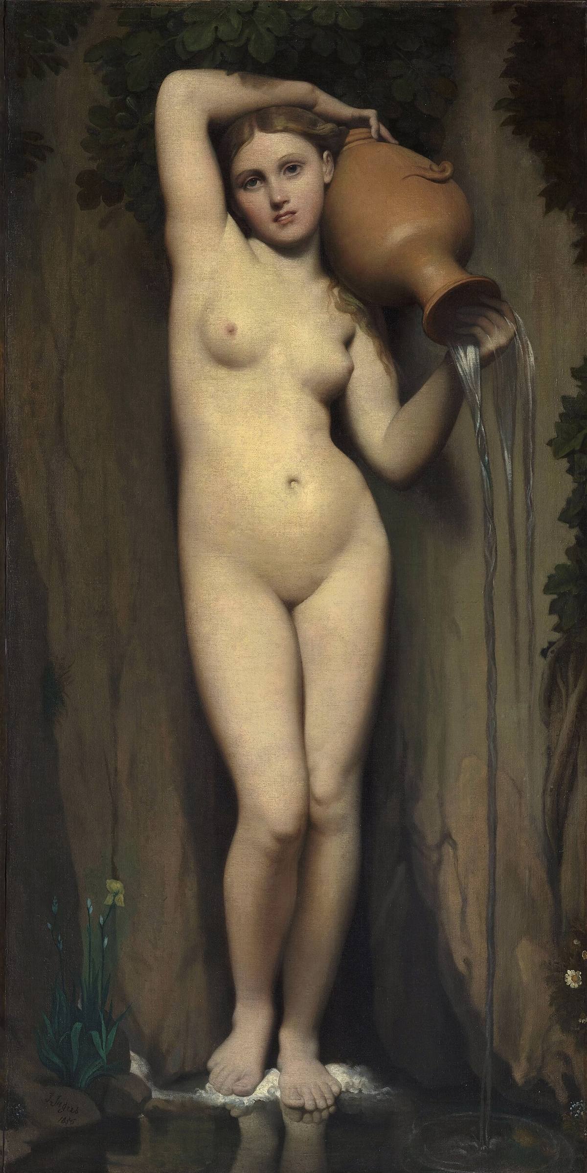 The Source by Jean-Auguste-Dominique Ingres
