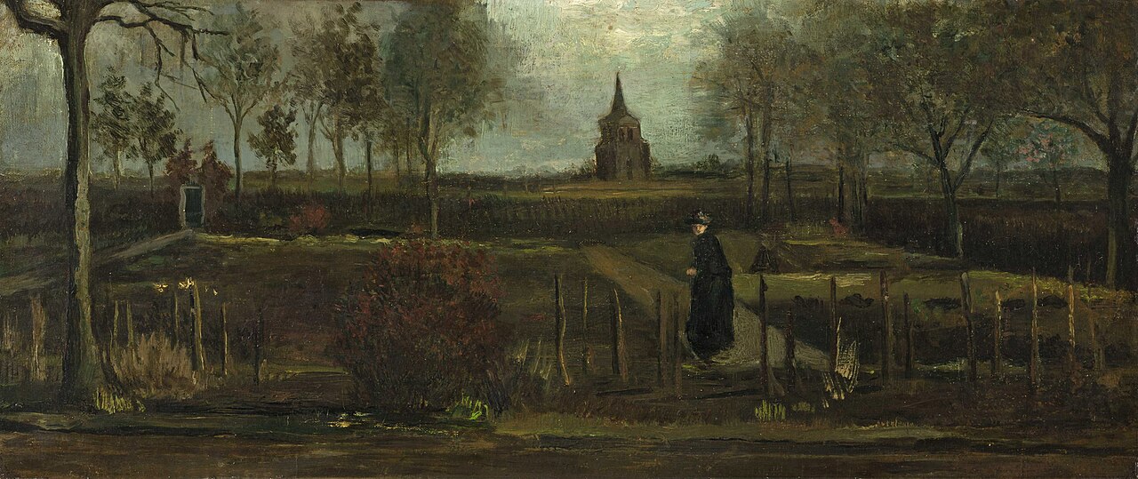 The Parsonage Garden at Nuenen by Vincent van Gogh