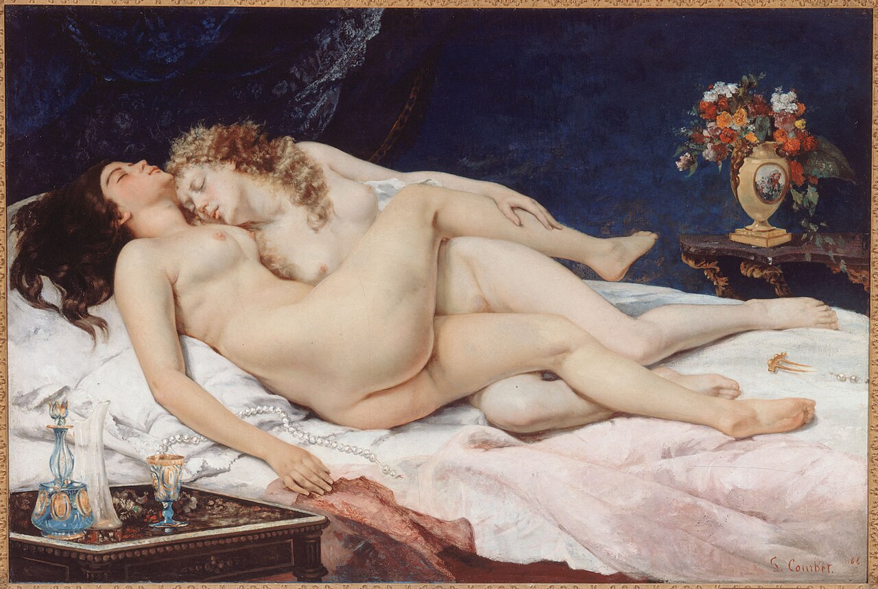 Le Sommeil by Gustave Courbet