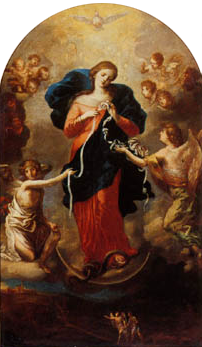 Mary, Untier of Knots by Johann Georg Melchior Schmittner