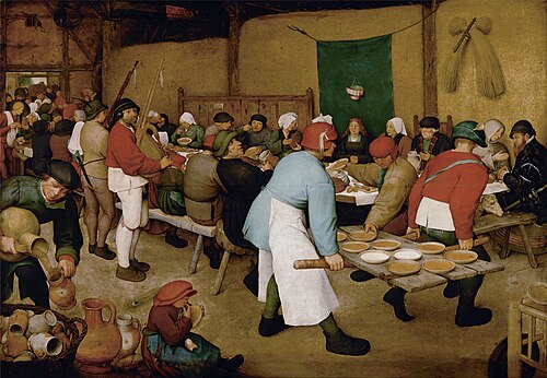 The Peasant Wedding by Pieter Brueghel the Elder