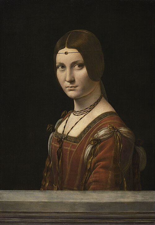 La Belle Ferronnière by Leonardo da Vinci